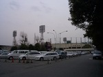 野球場・川崎球場・駐車場と球場
