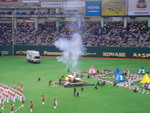 野球場・東京ドーム・開幕日のセレモニー