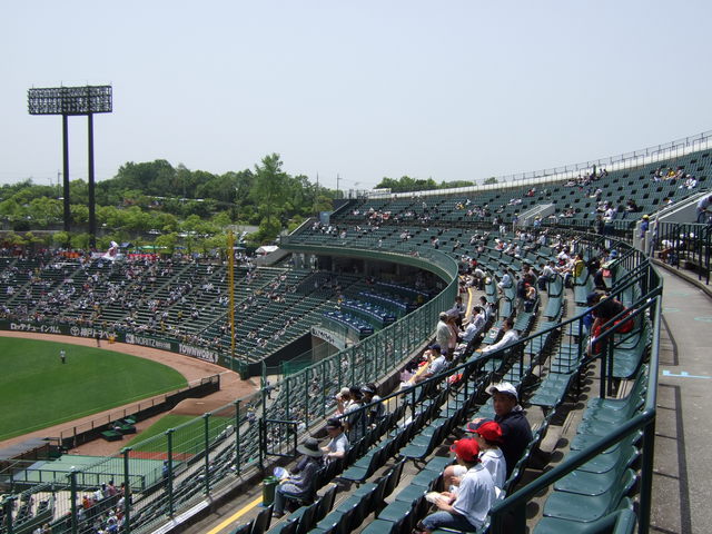 野球場・グリーンスタジアム・一塁側観客席の写真の写真