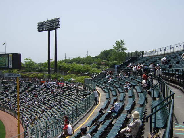 野球場・グリーンスタジアム・ライト側観客席の写真の写真