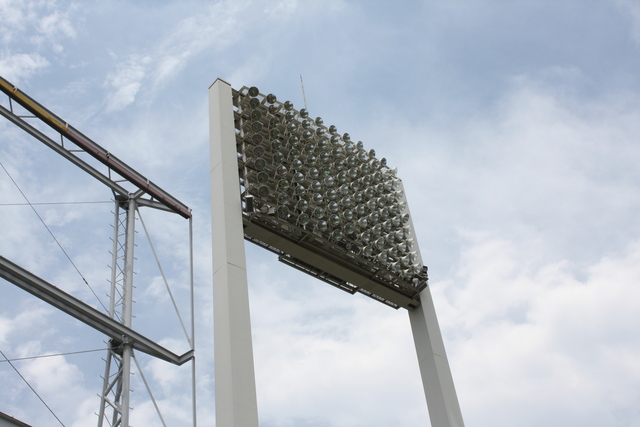 広島市民球場・照明の写真の写真