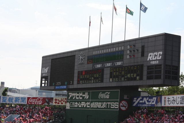 広島市民球場・バックスクリーンの写真の写真