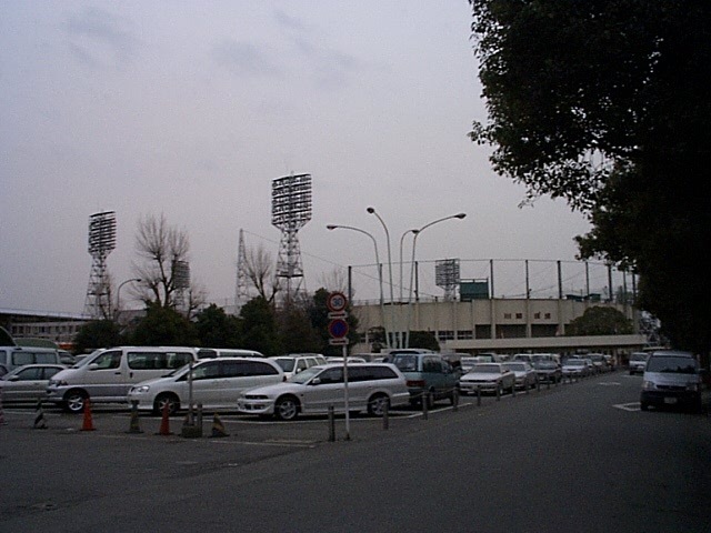 野球場・川崎球場・駐車場と球場の写真の写真
