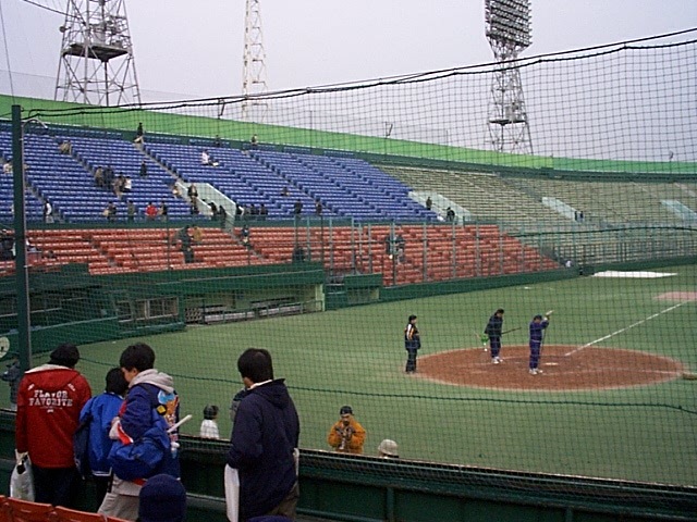 野球場・川崎球場・バックネット側グラウンドの写真の写真
