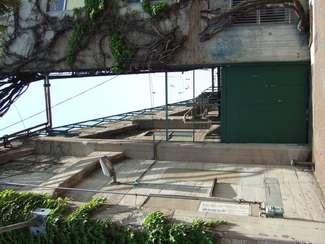 野球場・甲子園球場・ひとつの建物かと思っていたら建物の境目があったの写真の写真