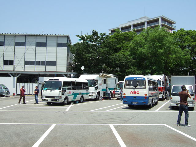 野球場・甲子園球場・関係者用の駐車場の写真の写真