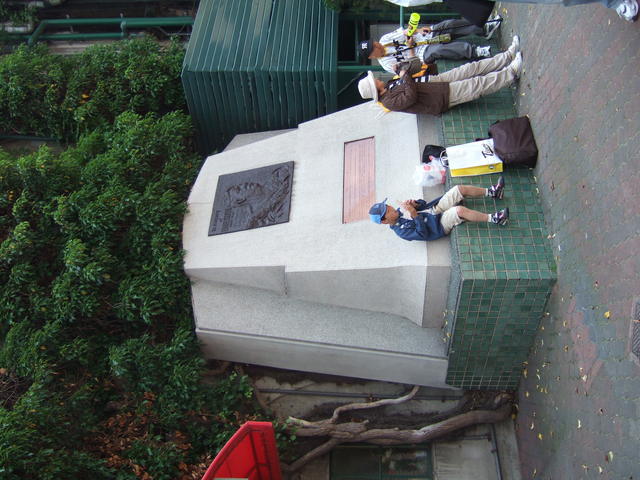 野球場・甲子園球場・ベイブルースの来日の記念碑の写真の写真