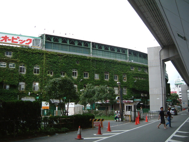 野球場・甲子園球場・三塁側の建物と阪神高速の写真の写真