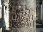 世界遺産・アンコール・トム・第一回廊にあるアプサラのレリーフ
