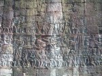 世界遺産・アンコール・トム・第一回廊のレリーフ