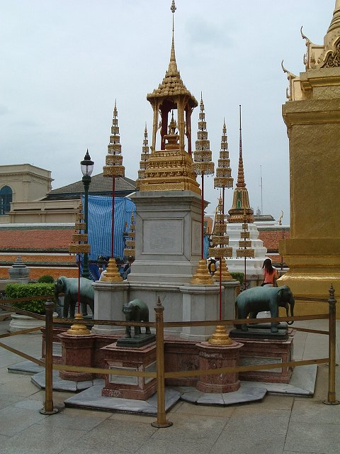 バンコク・ワット・プラケオ・鐘楼の写真の写真