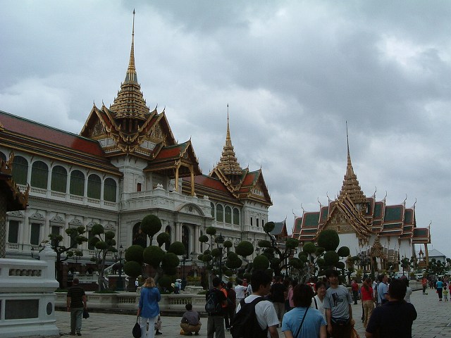 バンコク・王宮・二つの宮殿の写真の写真