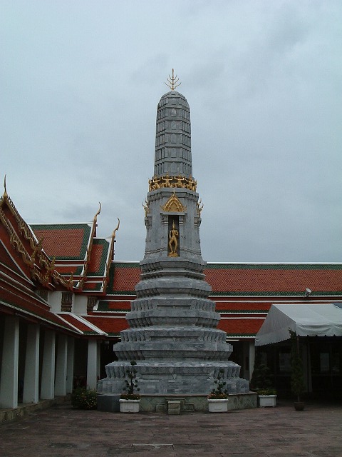 バンコク・ワット・ポー・仏塔の写真の写真