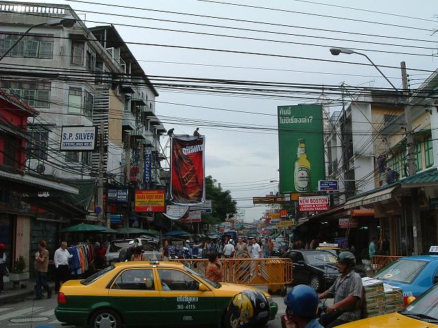 バンコク・カオサン通り・雑踏の写真の写真