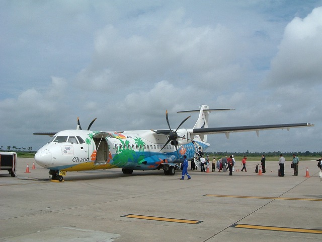 バンコクエアウェイズ・塗装２・ATR72の写真の写真