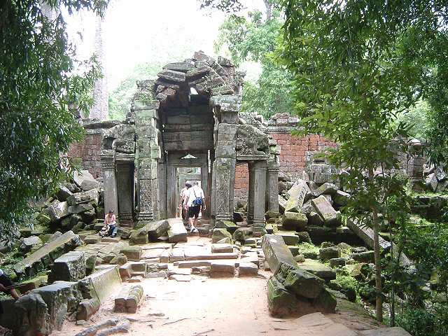 世界遺産・タ・プローム・西門の写真の写真