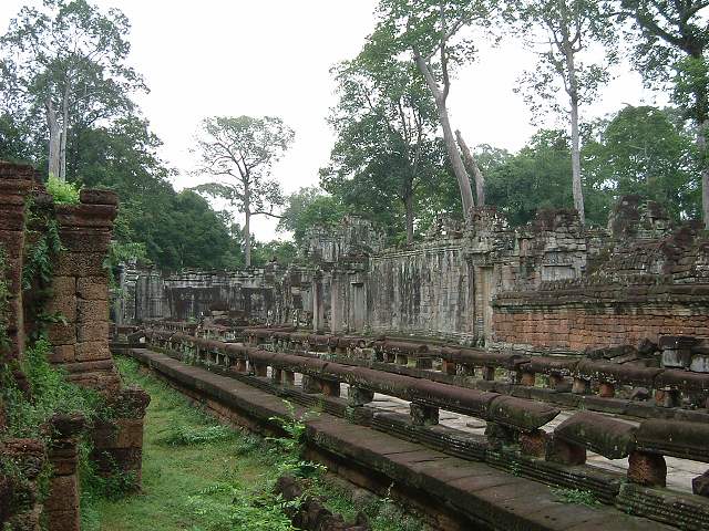 世界遺産・プリア・カン・ナーガの欄干の写真の写真