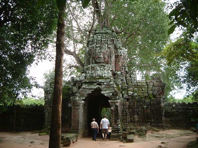 世界遺産・タ・ソム・四面仏の塔門の写真の写真