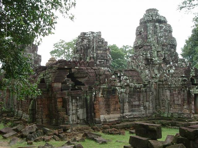 世界遺産・タ・ソム・回廊と中央祠堂の写真の写真