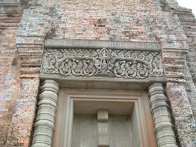 世界遺産・東メボン・中央祠堂の彫刻の写真の写真
