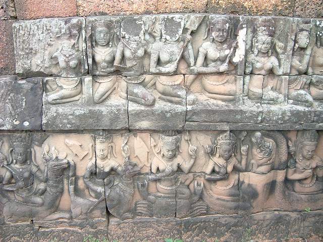 世界遺産・アンコール・トム・ライ王のテラスの写真の写真