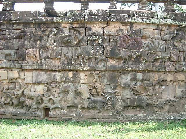 世界遺産・アンコール・トム・ライ王のテラスの写真の写真