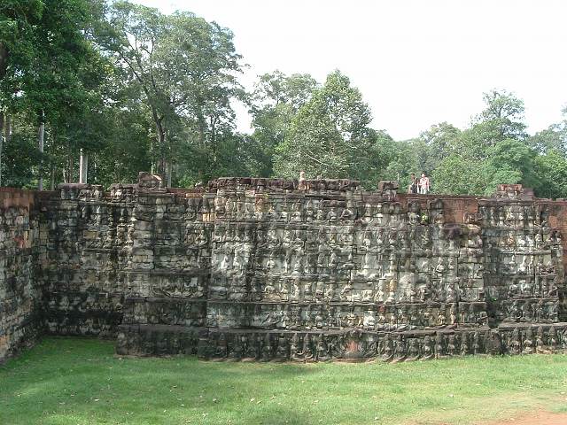 世界遺産・アンコール・トム・ライ王のテラスの写真の写真