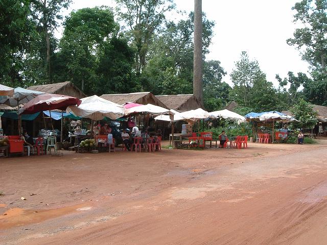 世界遺産・クバール・スピアン入り口付近の屋台の写真の写真
