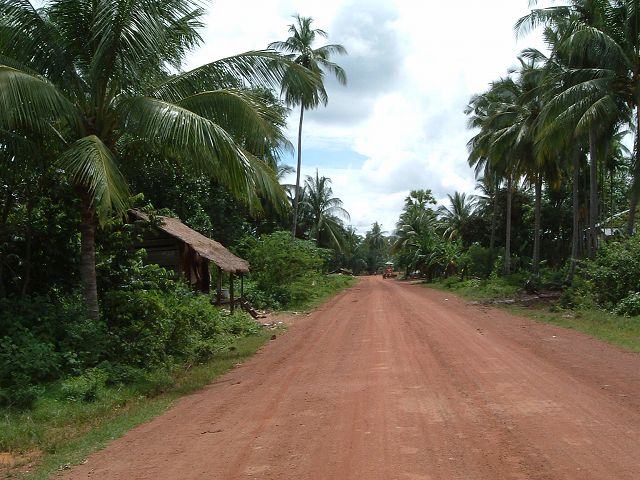 ベンメリア・整地されていてきれいな道の写真の写真
