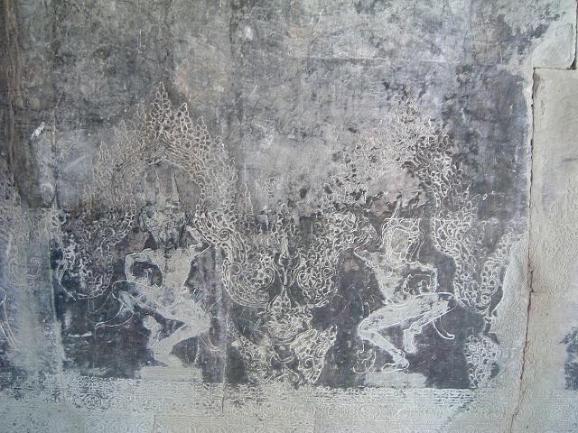 世界遺産・アンコール・ワット・壁画の写真の写真