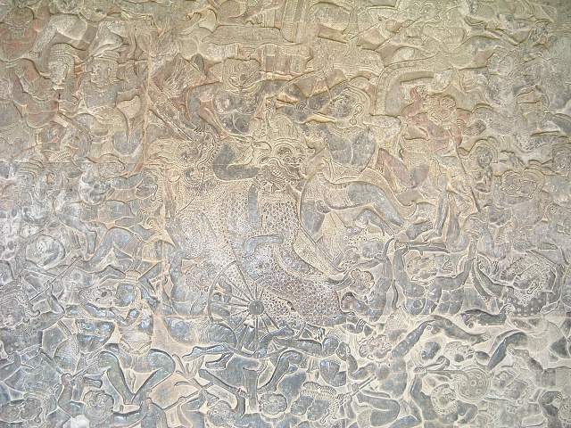 世界遺産・アンコール・ワット・壁画の写真の写真