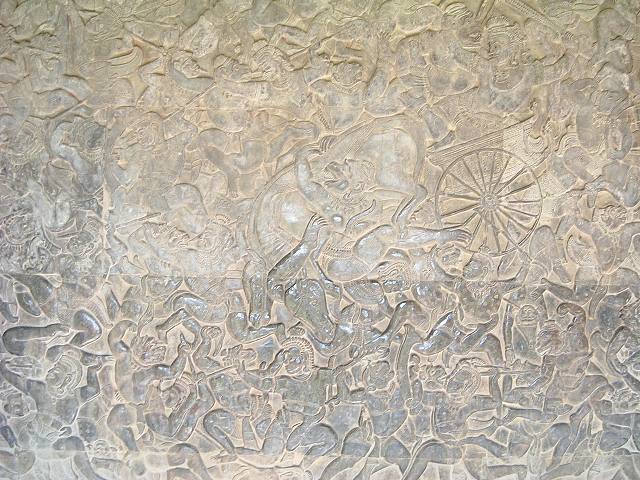 世界遺産・アンコール・ワット・壁画の写真の写真