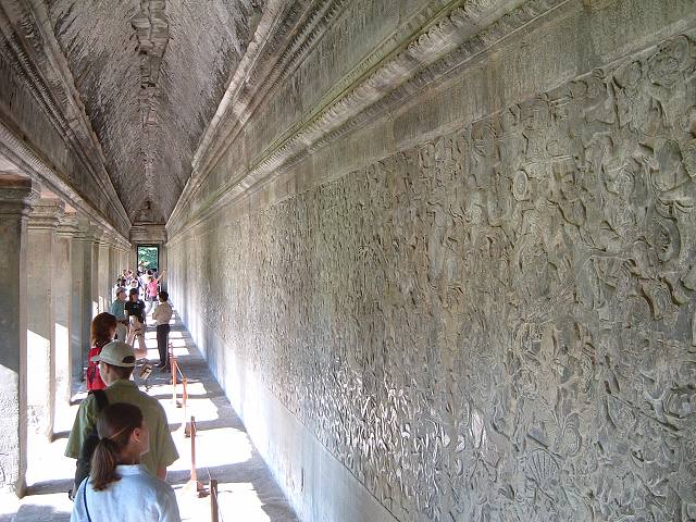 世界遺産・アンコール・ワット・廻廊の写真の写真