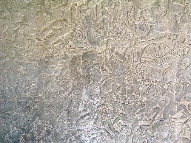 世界遺産・アンコール・ワット・壁画の写真の写真