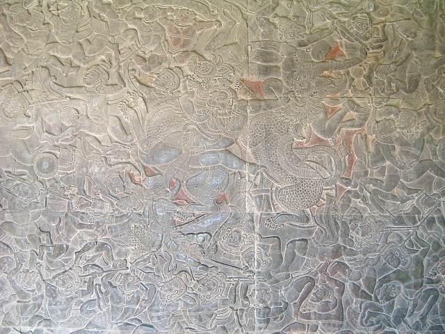 世界遺産・アンコール・ワット・壁画の写真の写真