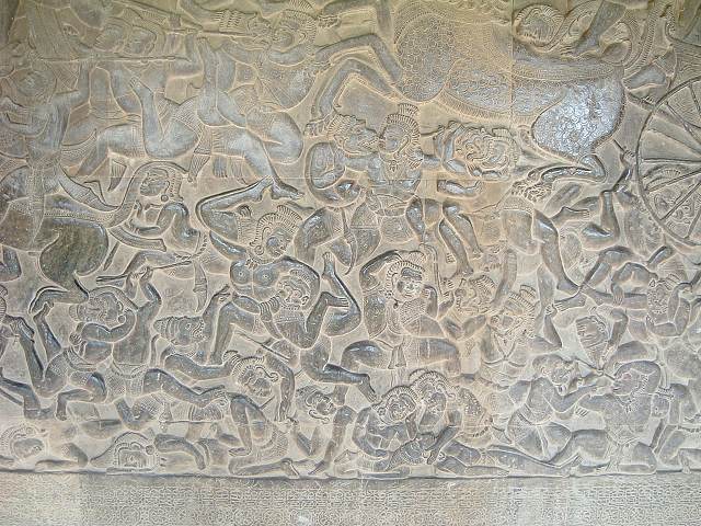 世界遺産・アンコール・ワット・壁画の写真の写真