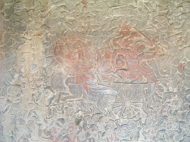 世界遺産・アンコール・ワット・壁画の写真の写真