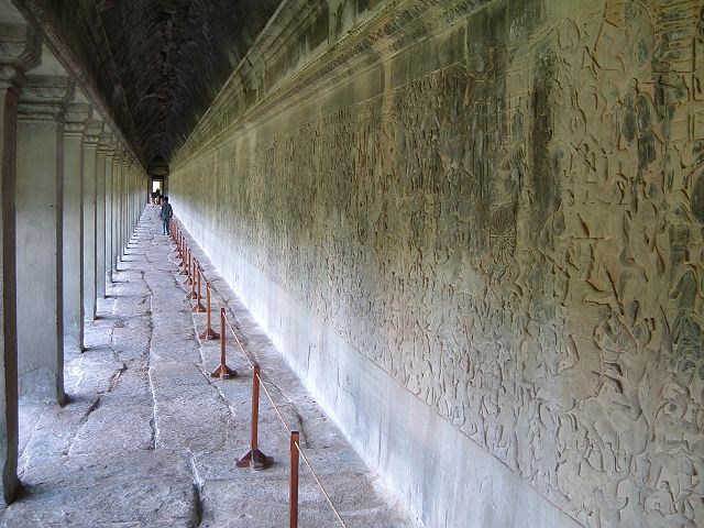 世界遺産・アンコール・ワット・廻廊の写真の写真