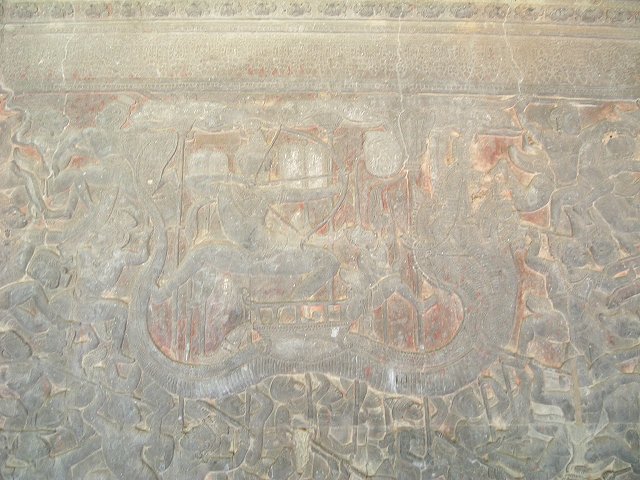 世界遺産・アンコール・ワット・壁画の写真の写真