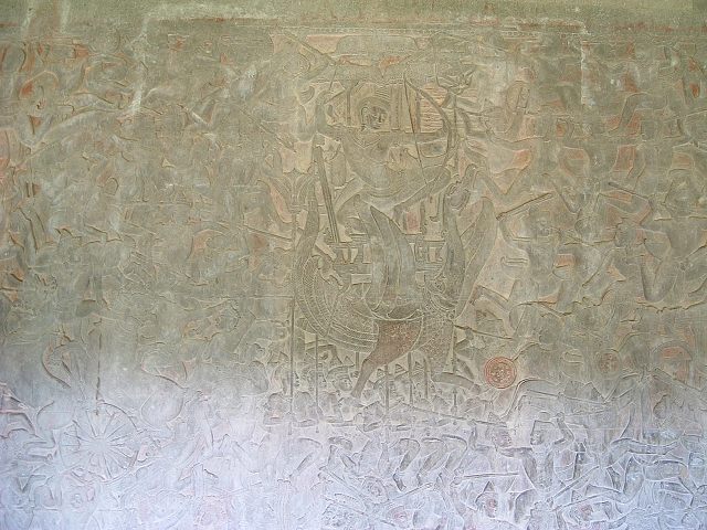 世界遺産・アンコール・ワット・壁画の写真の写真