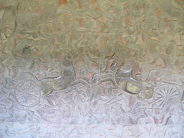 世界遺産・アンコール・ワット・壁画の写真の写真