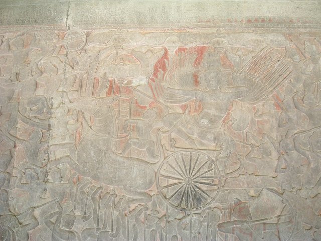 世界遺産・アンコール・ワット・壁画の写真の写真