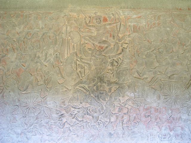 世界遺産・アンコール・ワット・壁画の写真の写真