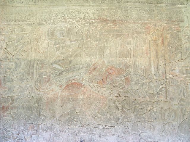 世界遺産・アンコール・ワット・壁画の写真の写真