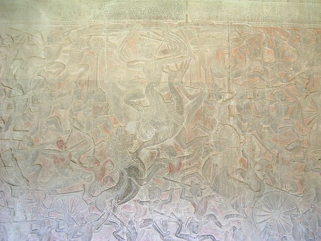 世界遺産・アンコール・ワット・壁画の写真の写真