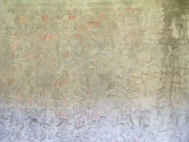 世界遺産・アンコール・ワット・壁画の写真の写真