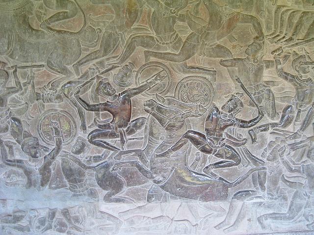 世界遺産・アンコール・ワット・壁画の写真の写真