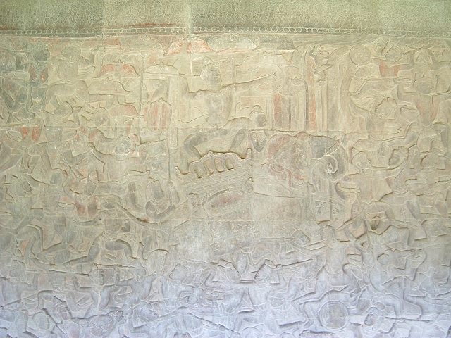 世界遺産・アンコール・ワット・壁画の写真の写真