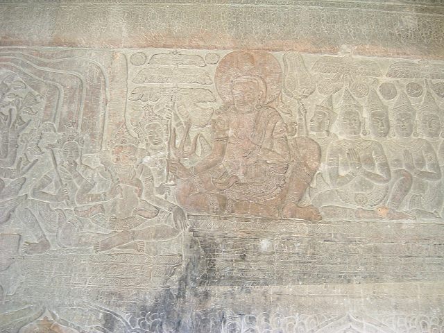 世界遺産・アンコール・ワット・壁画の写真の写真