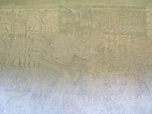 世界遺産・アンコール・ワット・壁画の写真の写真